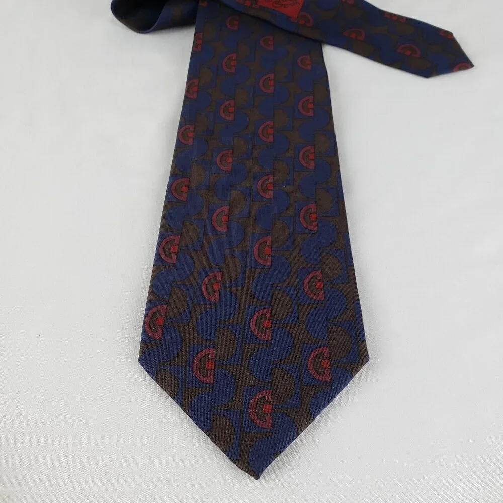 Gucci Blue Silk Mens Tie 3.5